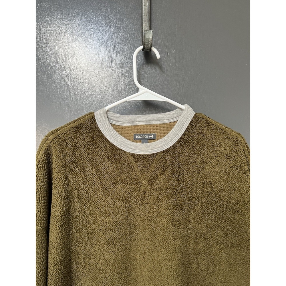 Toad&Co Women's Crew Sweatshirt Pullover Size L Green - Picture 2 of 4